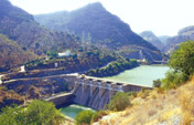 Dam At El Chorro, Spain, Photo.