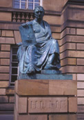 David Hume Statue, Edinburgh, Photo.