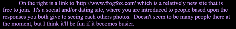 This Week Fun Sites, Graphic Text box.